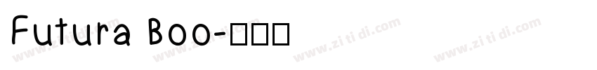 Futura Boo字体转换